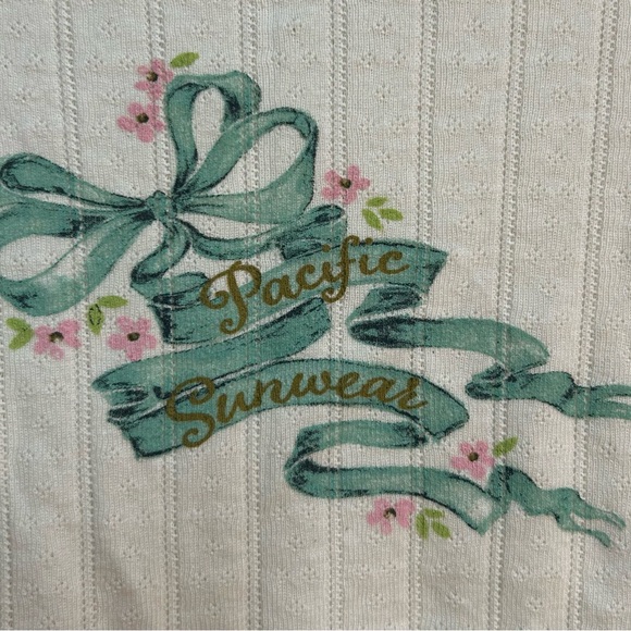 Pacific Sunwear Small Ribbon Pointelle T-shirt - Picture 6 of 8